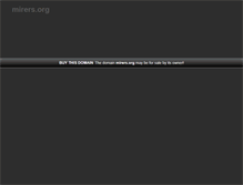 Tablet Screenshot of mirers.org